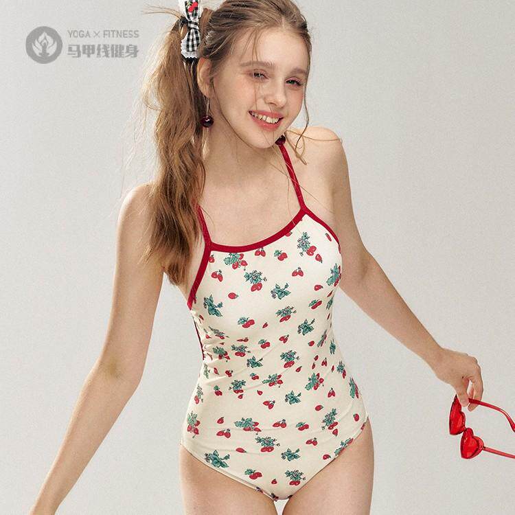 原竞速泳衣女款游泳馆专用女士连体女孩专业带胸垫装