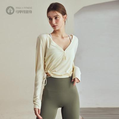 高级感瑜伽服女秋冬运动长袖套装