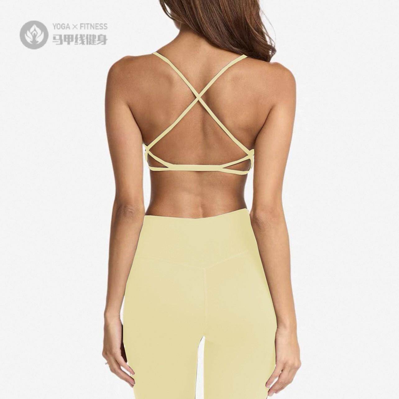 欧美瑜伽背心女高弹速干套装