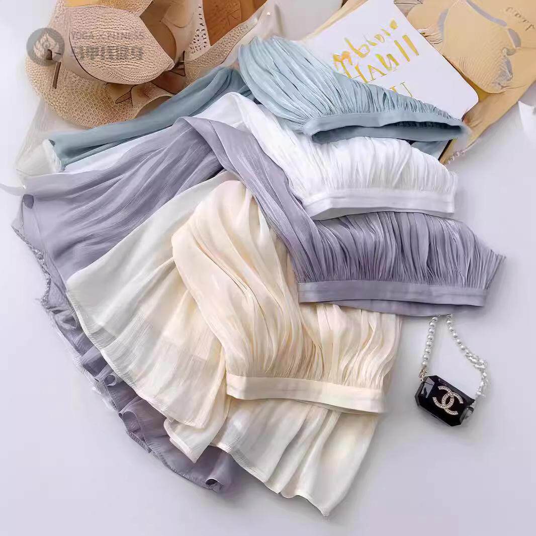 夏季欧根纱裙子显瘦中长款A字垂坠丝光气质半身裙高腰丝光显瘦