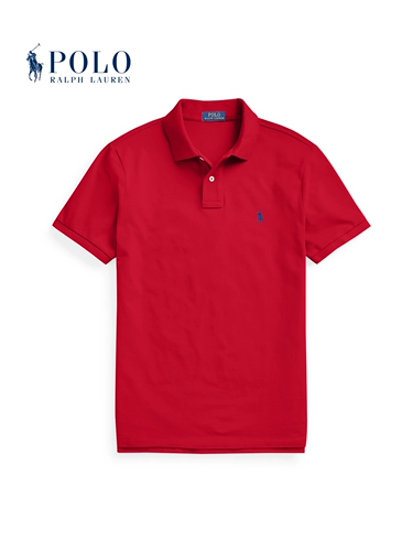 Классическая сетчатая теннисная рубашка узкого кроя Ralph Lauren/Ralph Lauren в одном стиле для мужчин и женщин RL14466