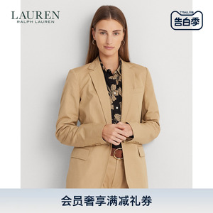 Lauren/拉夫劳伦女装 24年早春斜纹布西装外套RL61798