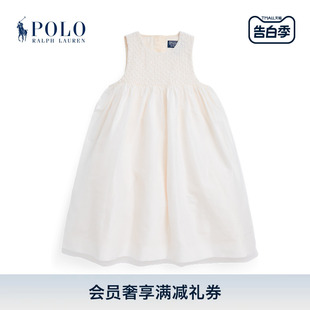 款 Ralph 经典 拉夫劳伦女童 手工缩褶薄纱连衣裙RL38183 Lauren