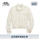 版 RRL男装 夹克RL93500 泼墨图案棉缎工装 24年夏复古风格