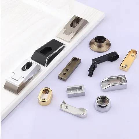 固定心形挂衣杆托法兰座衣橱16椭圆方形青古加厚衣柜合金黑色衣托