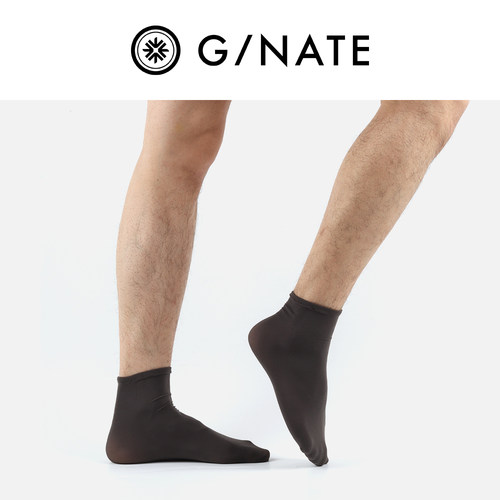 G/NATE及图 男高端商务天鹅绒袜子丝袜抗菌透气短筒运动丝袜