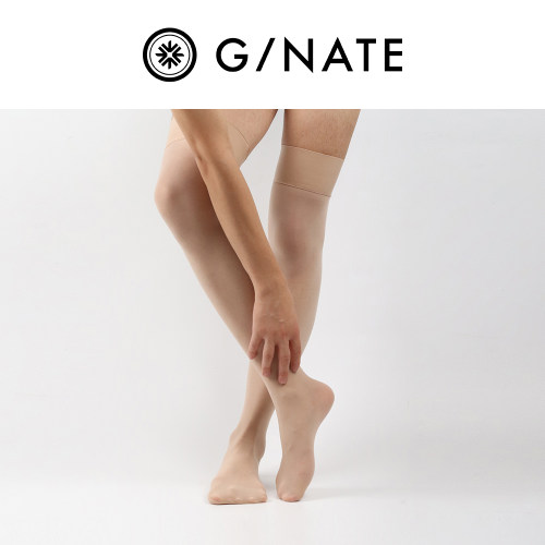 及图GNATE 2双夏季素肌膝上大腿袜男士正装高筒袜肉色丝袜薄正品