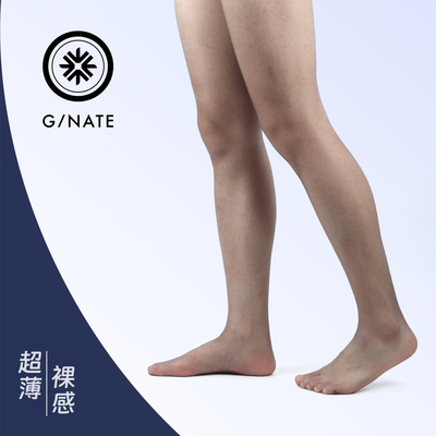 及图GNATE 一线档男士性感脚尖透明连裤袜隐形0.1D超透T裆超薄3双