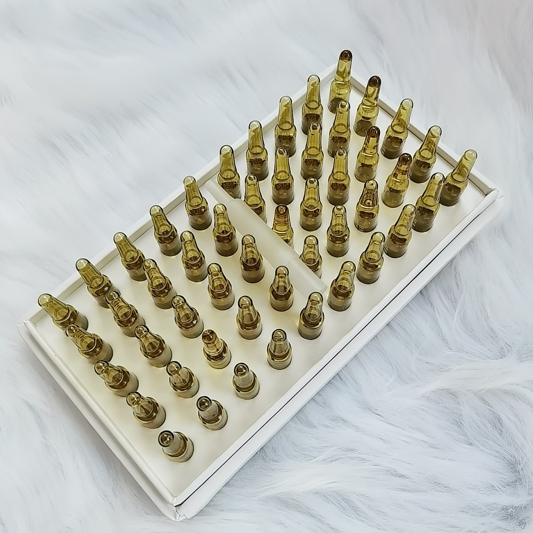 美容院小安瓶原液玻尿酸修护补水保湿面部钒肽无针水光精华液套盒