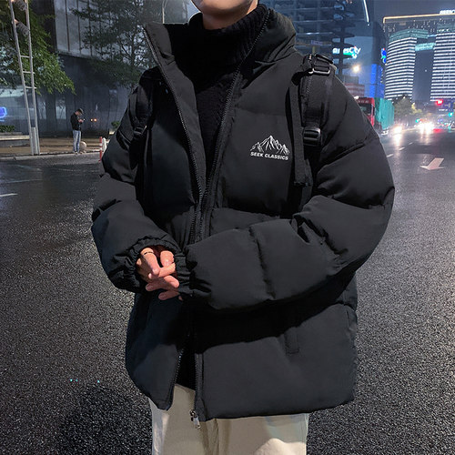 立领冬季外套男士新款晋江