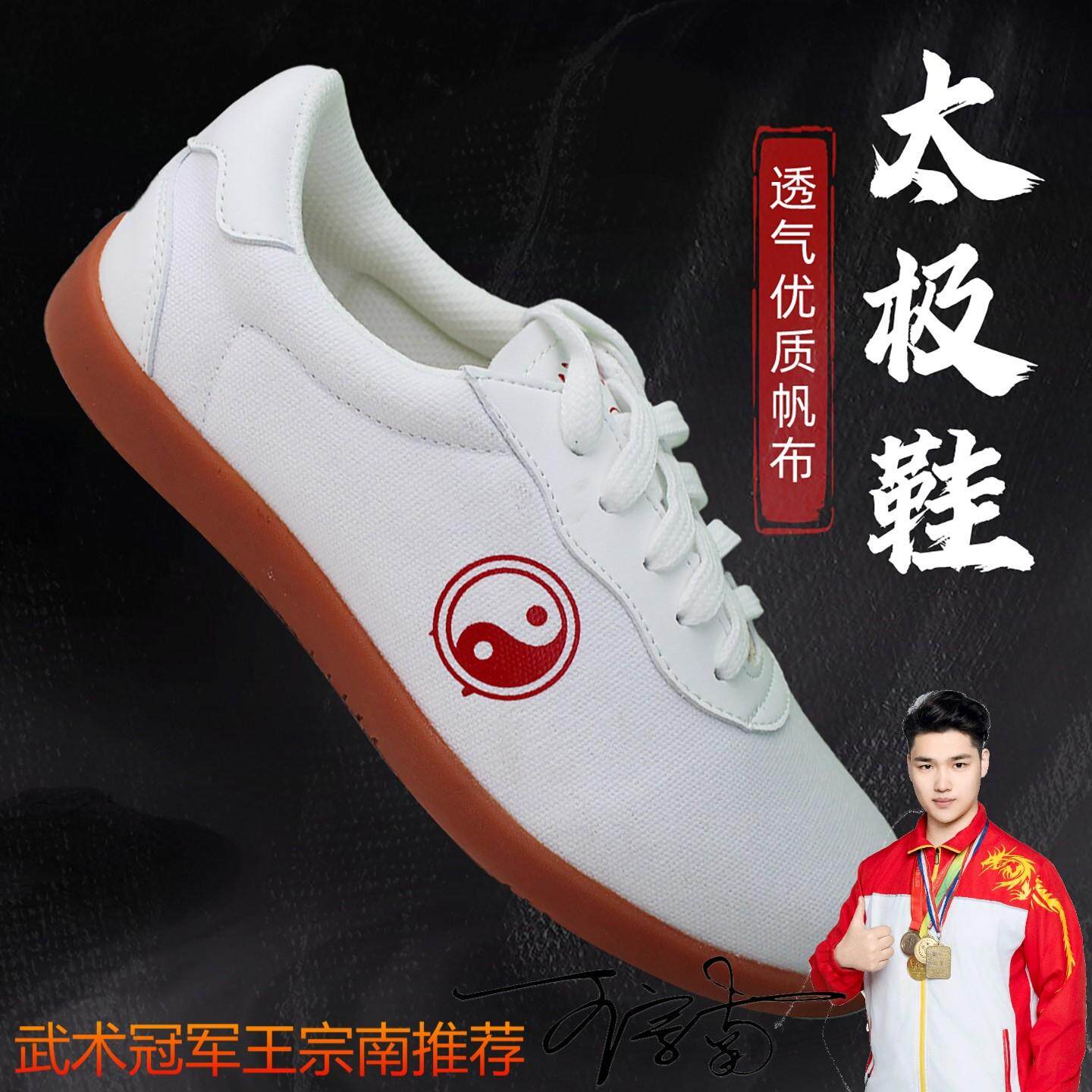 牛筋底真皮太极鞋练功鞋图片