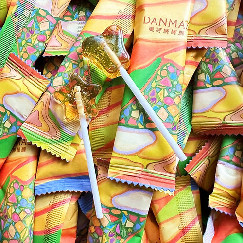 英国DENMAS丹玛仕麦芽棒棒糖高颜值结婚喜糖网红休闲零食儿童糖果