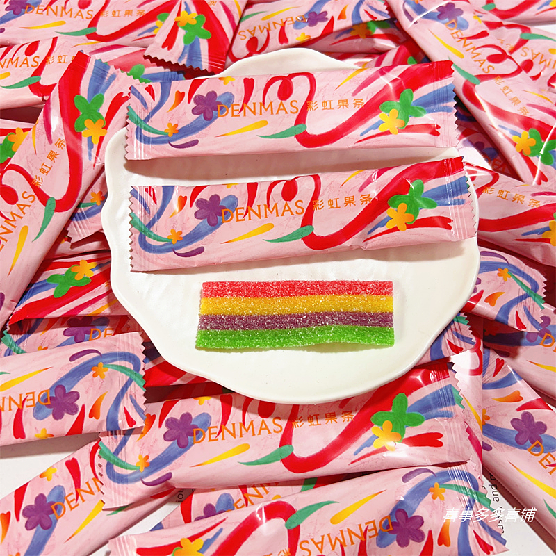 丹玛仕DENMAS彩虹果条高颜值喜糖