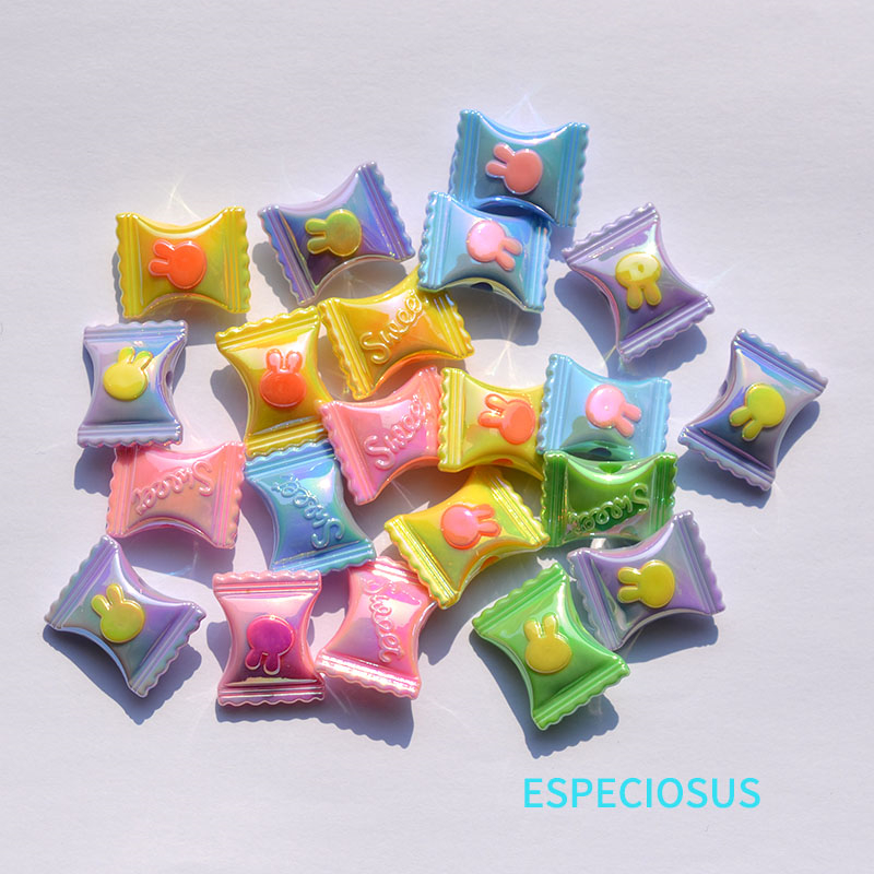 ESPECIOSUS亚克力糖果造型电镀珠