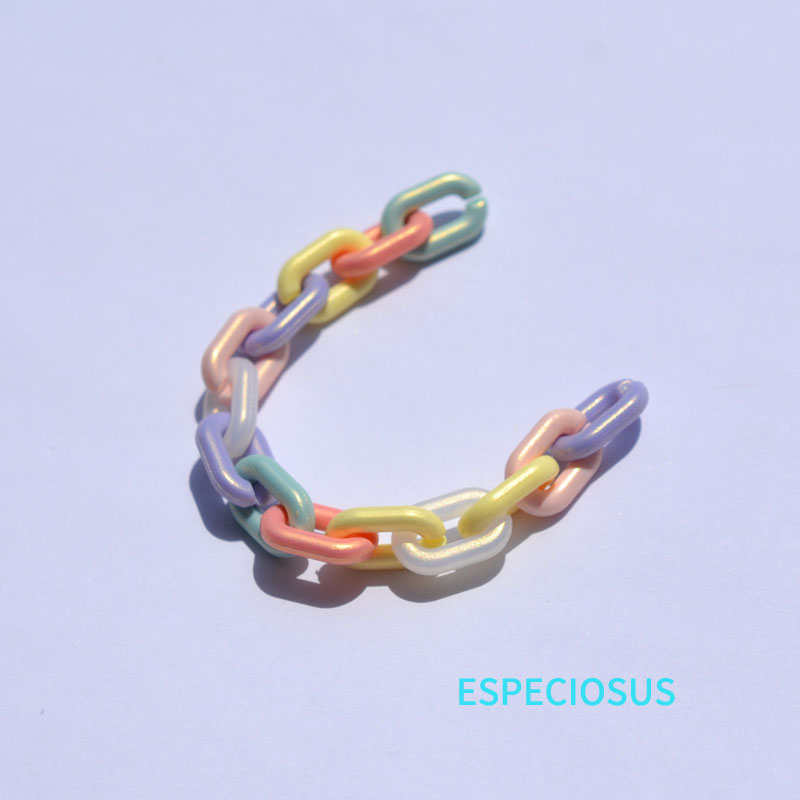 ESPECIOSUS亚克力组合珠子珠光色