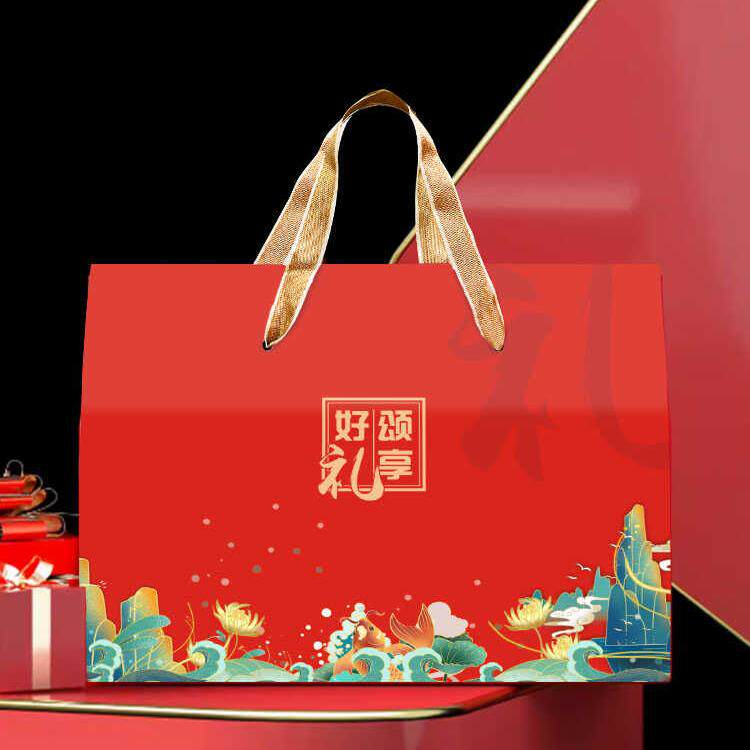 2024新款中秋水果礼盒通用空盒子特产熟食干果零食高档包装盒