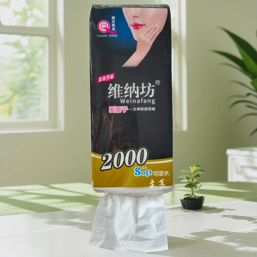维纳坊376抽5层4包柔印花卫生纸