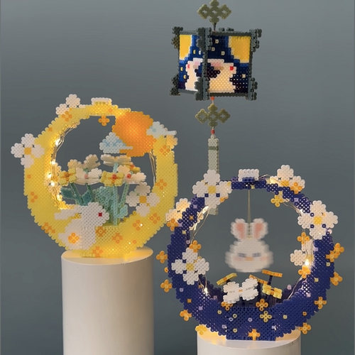 漫漫拼豆立体拼豆材料包原创可爱