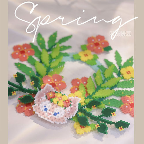 漫漫拼豆迪士尼DIY花环材料包