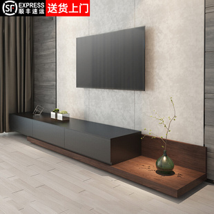 电视柜家用现代简约客厅小户型落地伸缩2025新款茶几电视机柜组合