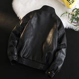 冬加绒皮衣外套男机车服痞帅棉服皮夹克PY7806加绒P165常规155，男装夹克，星座615（原A358-1）