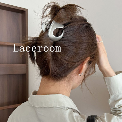 异形金属抓夹高马尾发夹女后脑勺鲨鱼夹发卡2024年新款小夹子头饰