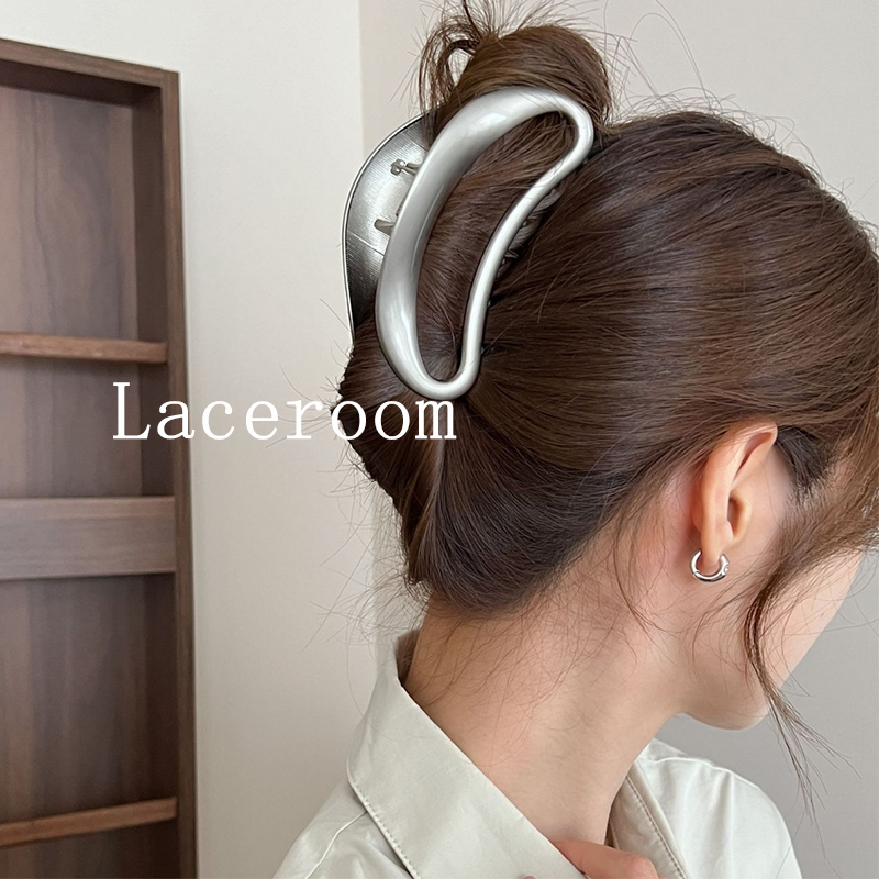 精致后脑勺大号新款发夹金属气质