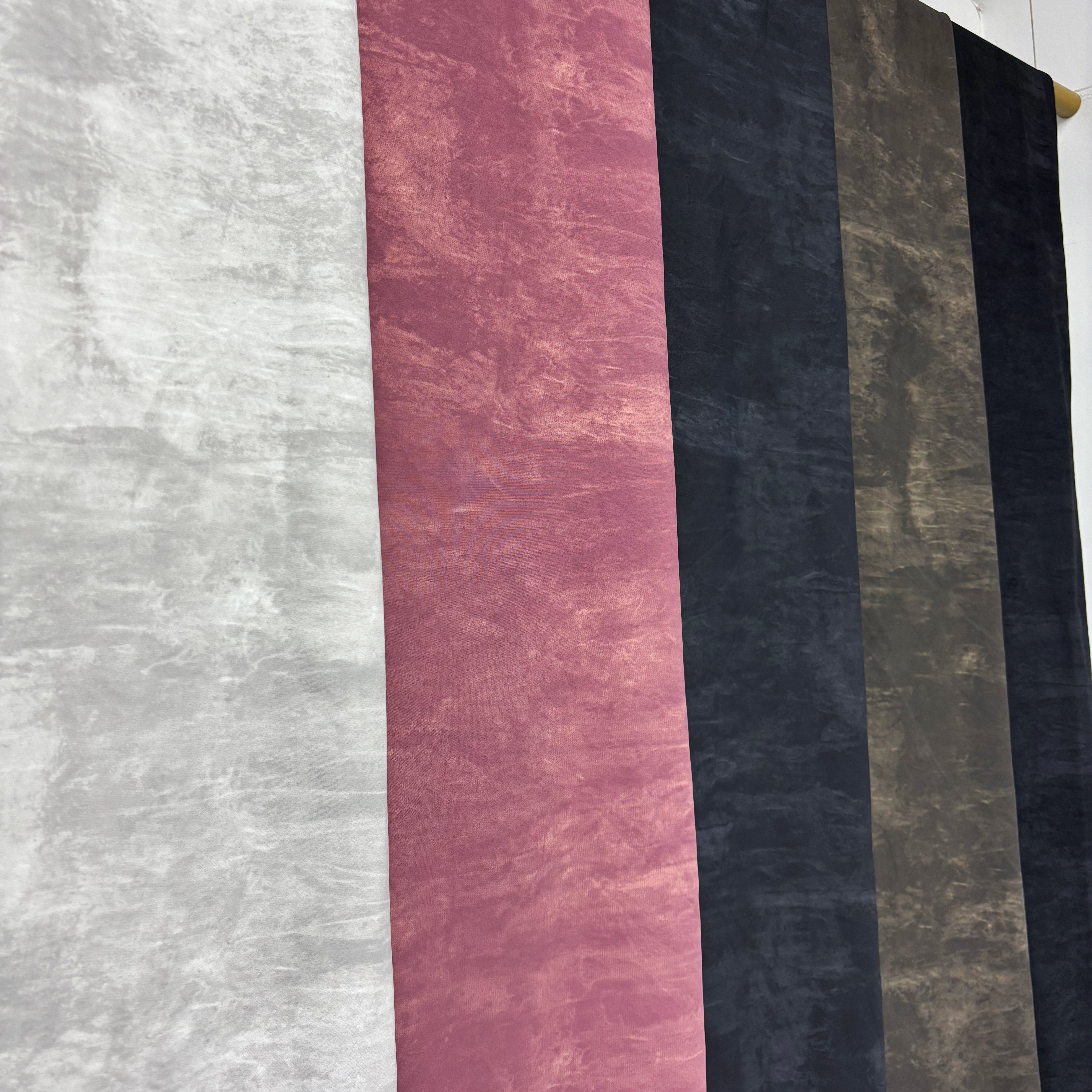 运动健身瑜伽舞蹈扎染春秋款潮牌弹力亲肤透气针织面料高弹面料