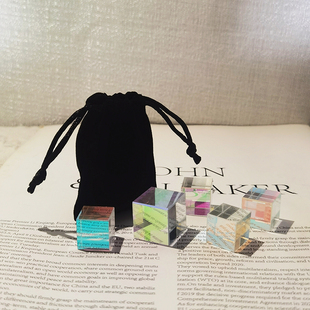 太阳捕手合色棱镜光之立方创意礼物桌面摆件解压神器拍照摄影道具