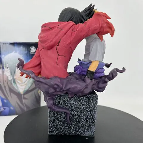 摆件和解雕像宇智波兄弟佐助盒装鼬模型火影忍者手办动漫