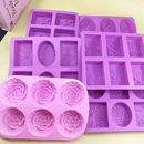 耐高温多款 方形手工皂硅胶模具DIY蛋糕巧克力烘焙肥皂香皂磨具