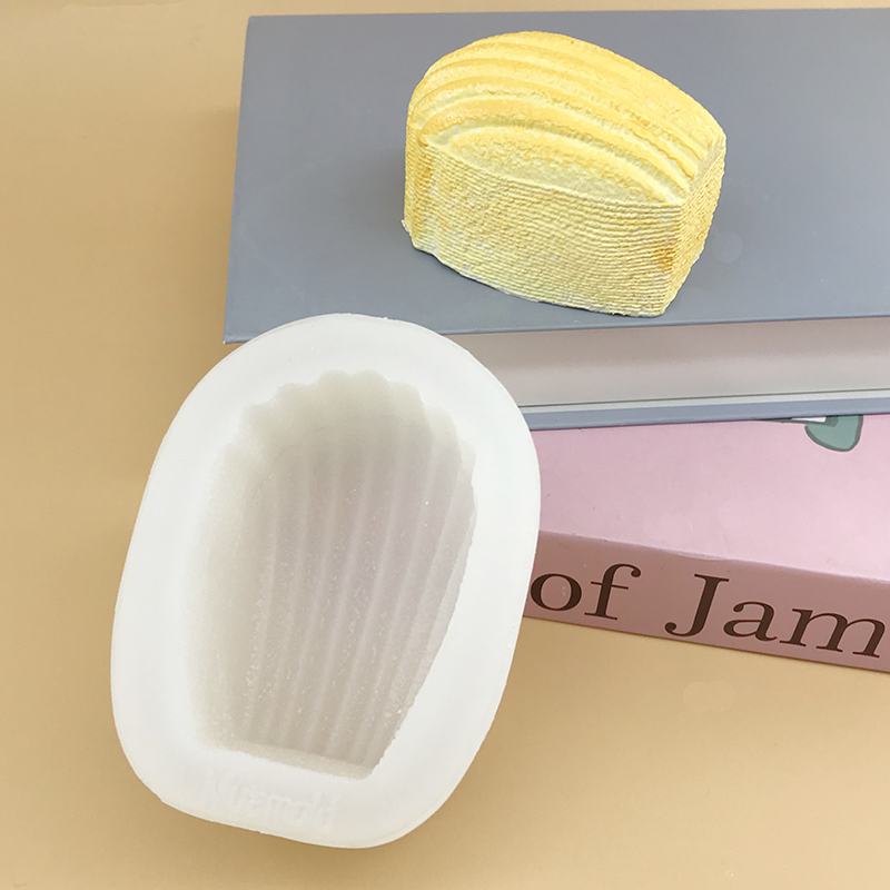 硅胶捏捏模具玛德琳千层食品级耐高温diy慕斯蛋糕石膏摆件模具