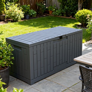 户外庭院大容量储物柜工具收纳柜防水防晒室外花园院子杂物工具柜