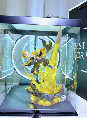 鬼灭之刃我妻善逸手办黑死眸生日礼物摆件GK系列模型日本动漫模