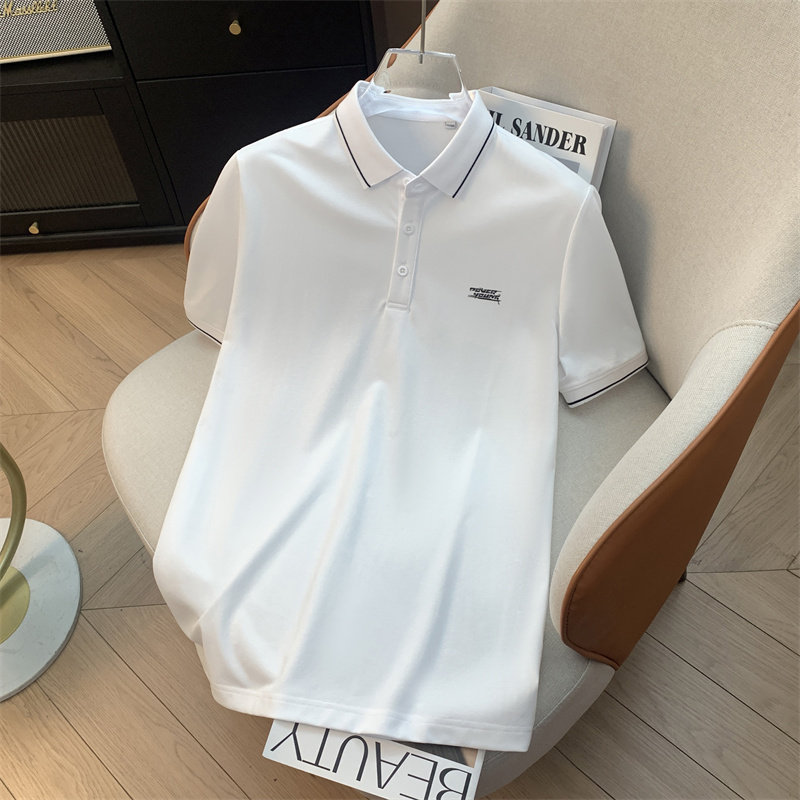 H家、余单！少量现货！商务时尚短袖POLO衫夏季情侣装凉感印花T恤