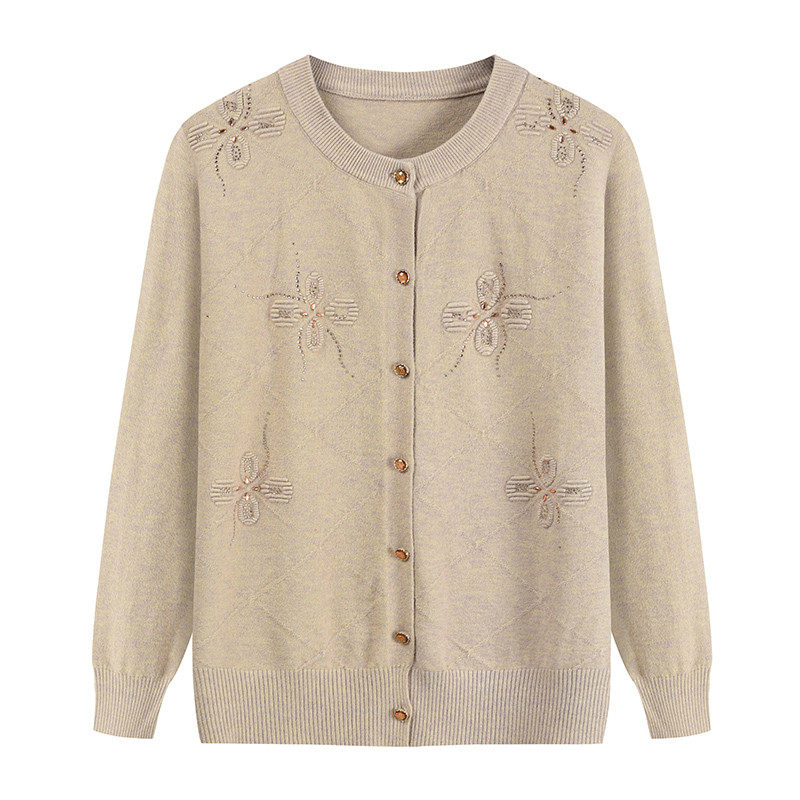 中老年奶奶春秋装毛衣外套薄针织开衫外衣中年妈妈衣服上衣女长袖,女装/女士精品,中老年女装,淘宝优惠券,粉丝福利购,淘宝优惠卷