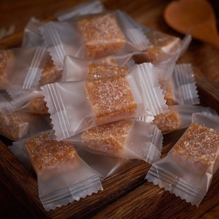 姜糖软糖姜汁糖老姜潮汕特产原味生姜糖黑糖手工糖果零食独立包装