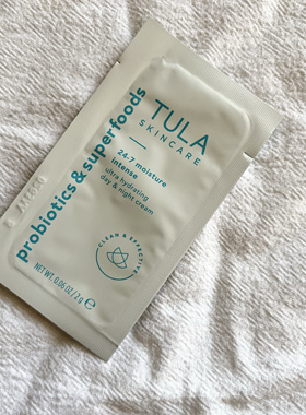 海淘！试用装 TULA 透明质酸24小时保湿日晚霜2g 面霜