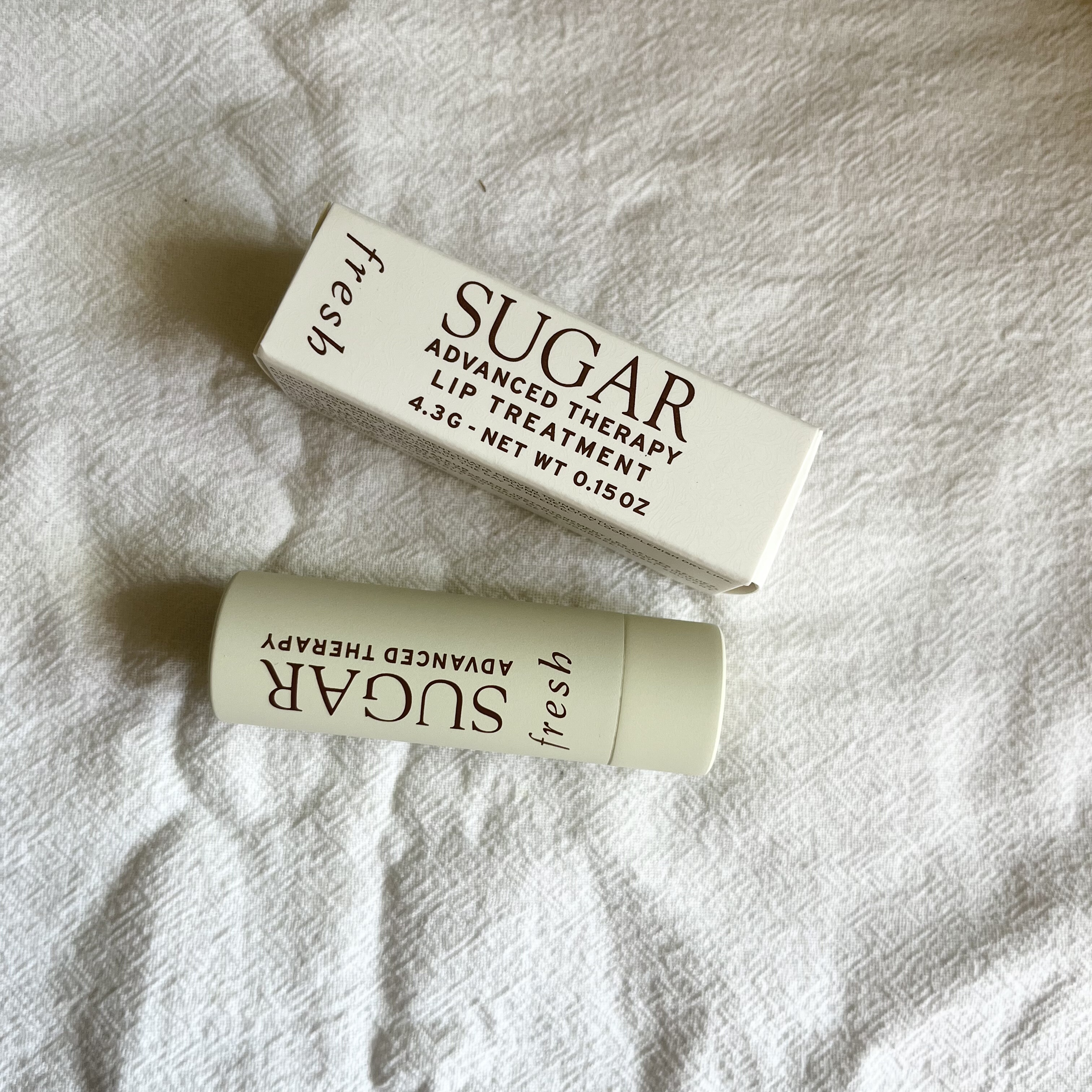 海淘现货~Fresh馥蕾诗黄糖澄糖丰盈滋润唇膏薄荷4.3g正装现货