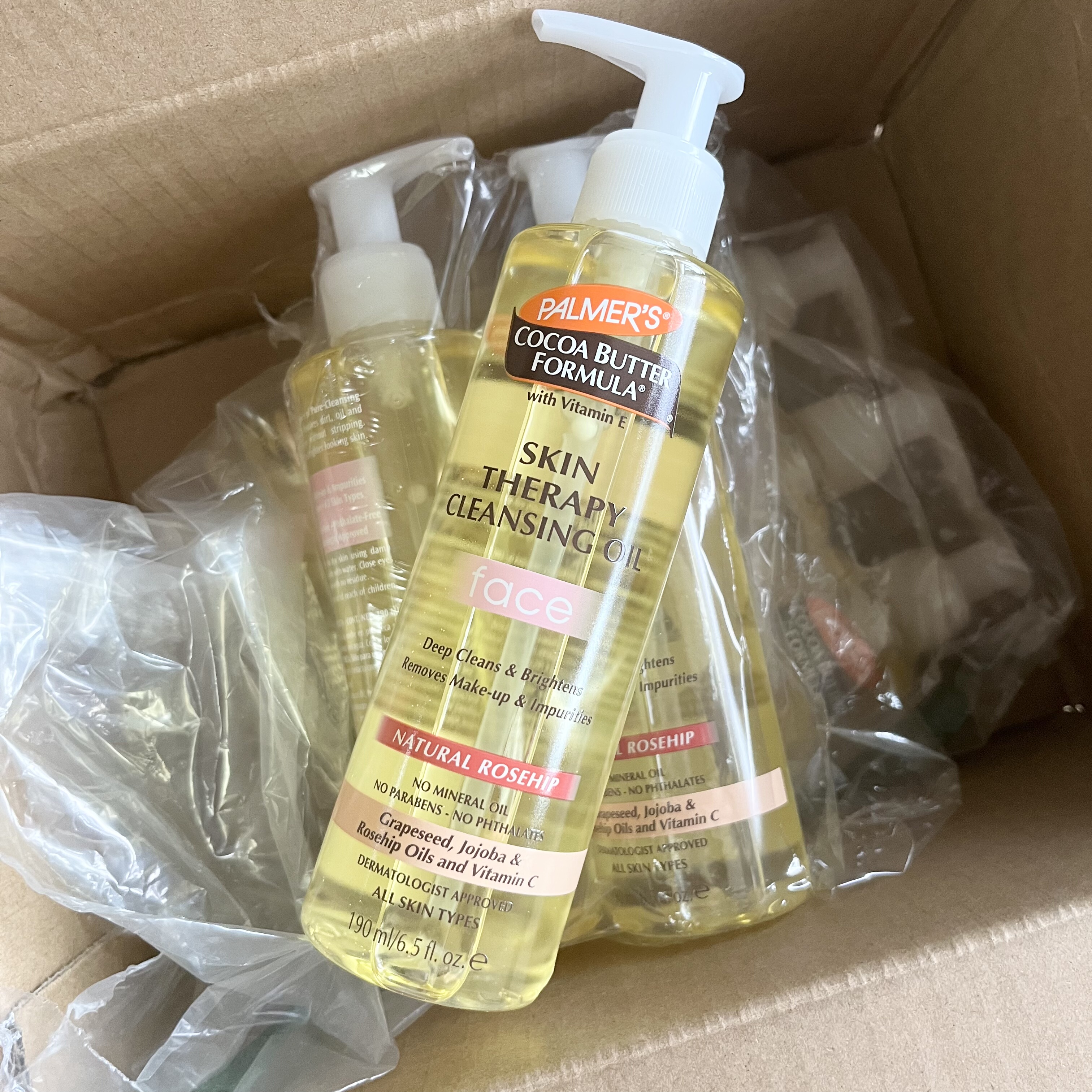 海淘美国Palmer's 帕玛氏洁颜油玫瑰保湿VC清爽卸妆油荷荷巴果油