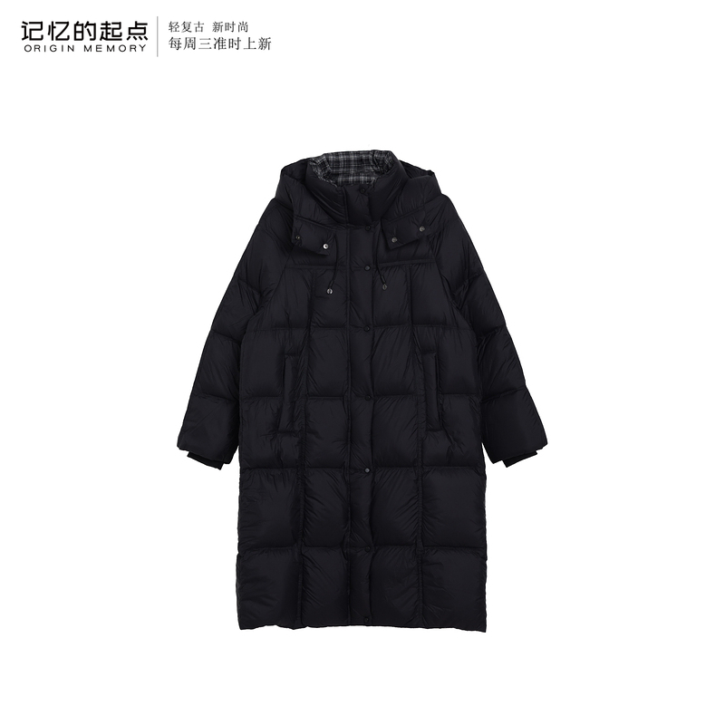 记忆的起点中长款羽绒服