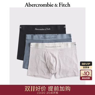 25新款 114 3条组合装 LOGO柔软舒适简约四角内裤 5022 经典 AF男装
