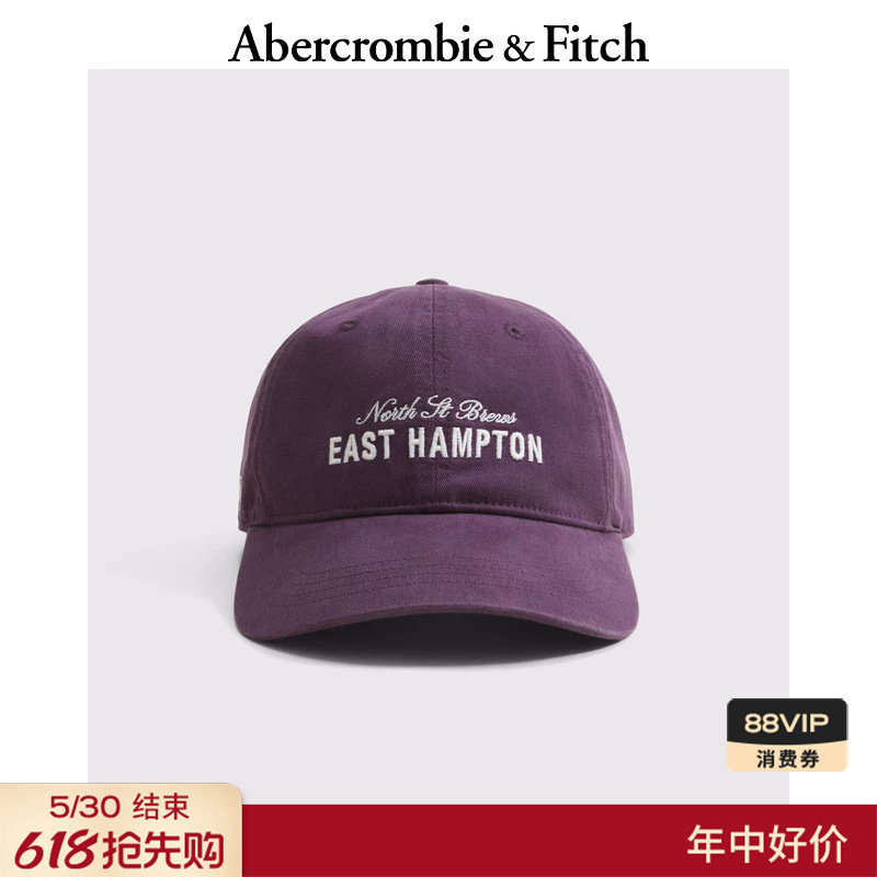 AF美式复古紫色棉质休闲棒球帽鸭舌帽26夏新款男装女装112-6