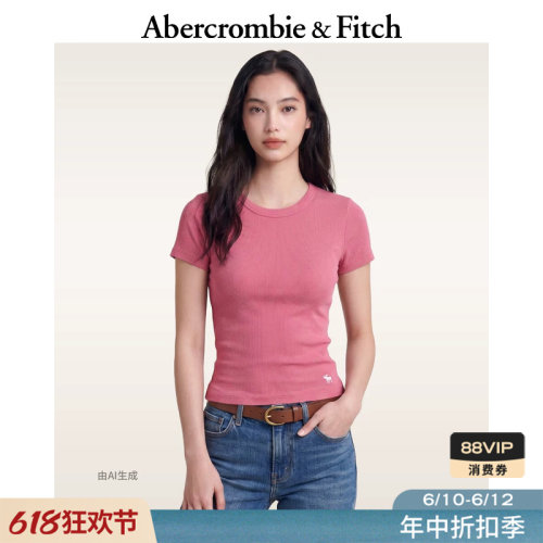 AF经典小麋鹿图案短袖T恤