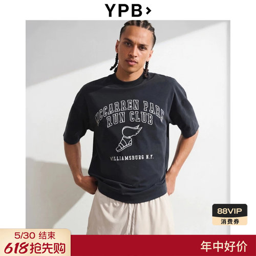 AF旗下YPB健身图案运动短袖T恤