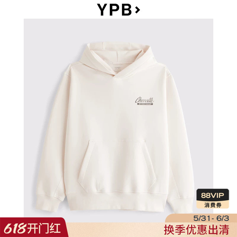 AF旗下YPB美式雪佛兰运动套头连帽卫衣25秋冬男装118-5090