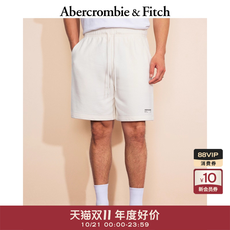 百搭宽松LOGO运动卫裤短裤