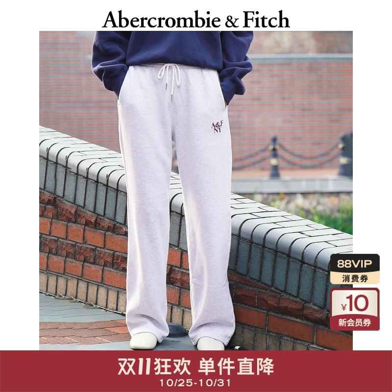 【经典LOGO】AF女装25秋冬新款美式宽松直筒运动卫裤长裤147-5115