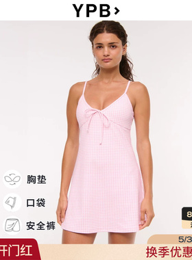 AF旗下YPB女装25秋季美式带胸垫可调节肩带运动连衣裙106-5239