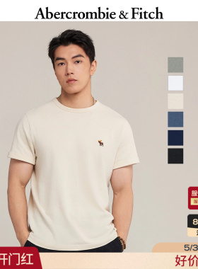 AF经典小麋鹿图案情侣柔软棉质短袖T恤上衣26春夏男装124-6014